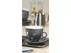 Apple soustasse D130mm pour tasse a cafe/cappuccino gris foncée