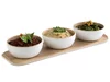 Melamine Frida bowl  wit/imitatie hout D85xH35mm 100ml