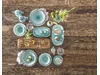 Gural Ent Blauw plat bord D150mm