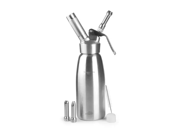 Syphon à crème chantilly inox Gourmet Whipe - tête inox 0.5L