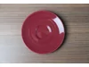 Apple ondertas D130mm voor koffie/capuccinotas herfstrood
