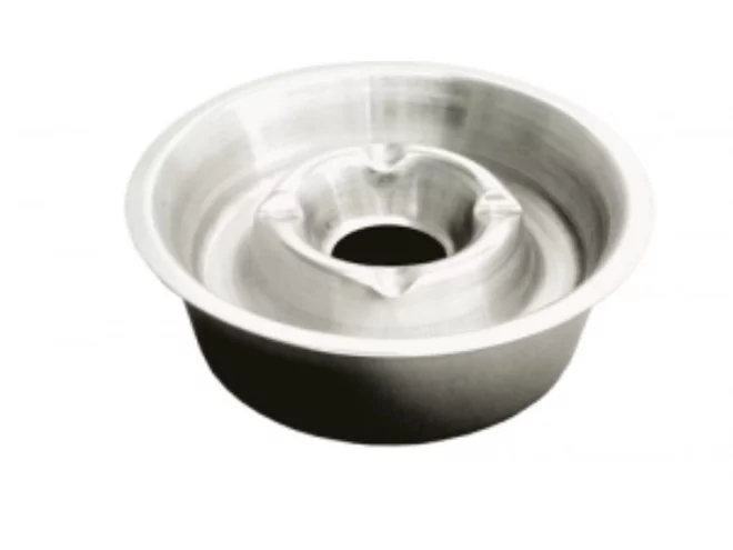 Terrasasbak inox 18/8 D140mm