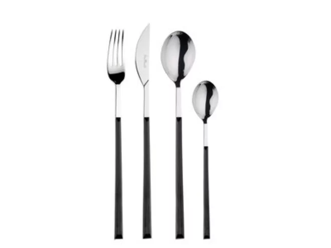 Pro Black mat 18/10 Koffielepel L150xH2,5mm