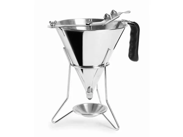 Liqueur-and fondant funnel with stand 18/10 D190xH270mm 2L