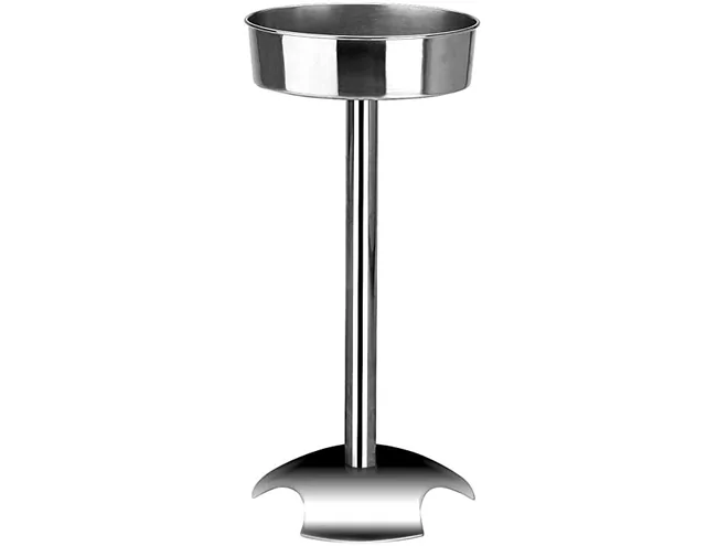 Staander inox voor champagne emmer ovaal 300x200xH640mm