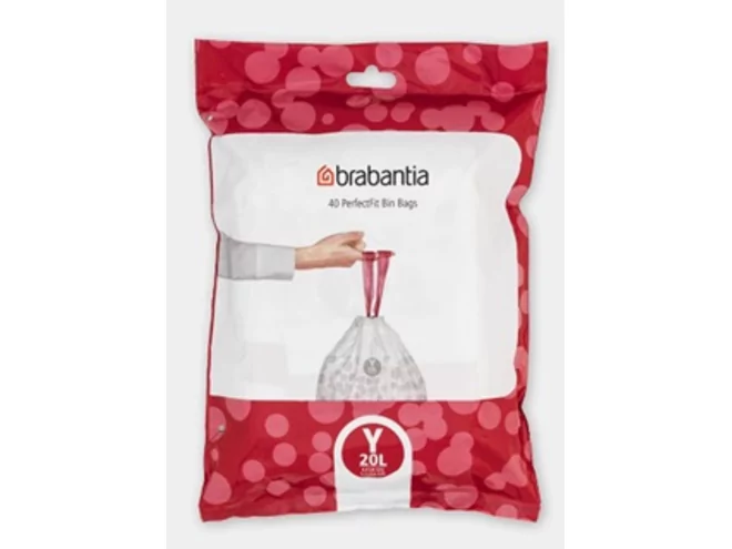 Brabantia vuilzak D412xH545mm 20L 40st
