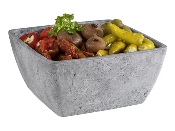 Element melamine vierkante bowl 190-H90mm-1.50L