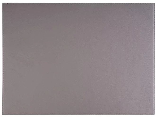 Placemat kunstleder L450x325mm grijs