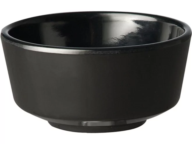 Mélamine Float bol noir Ø55-H30mm-50ml