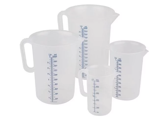 Maatbeker stapelbaar kunststof 3L