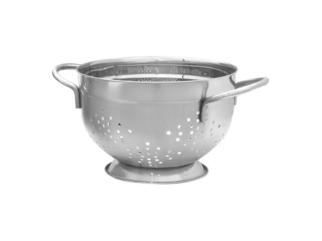 Passoire Pro inox bi-color 263mm-H180mm-5L