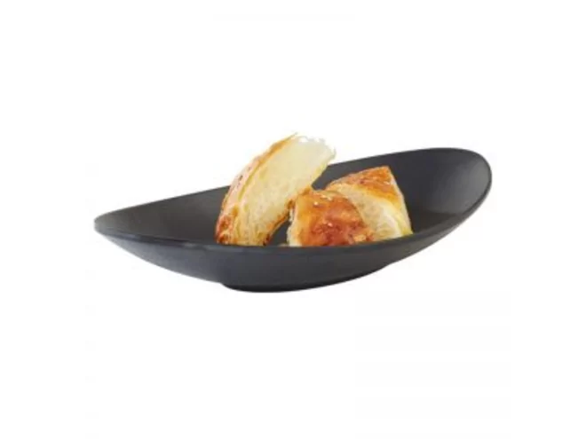 Zen melamine ravier oval 250x135xH40mm 250ml noir