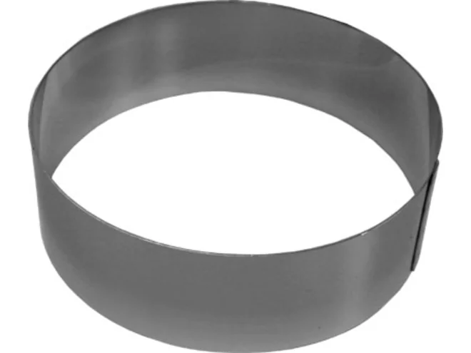 Cercle à mousse inox 18/8 - H45mm-dia.140mm