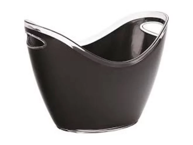 Seau à champagne acrylique noir L270xB200xH210mm