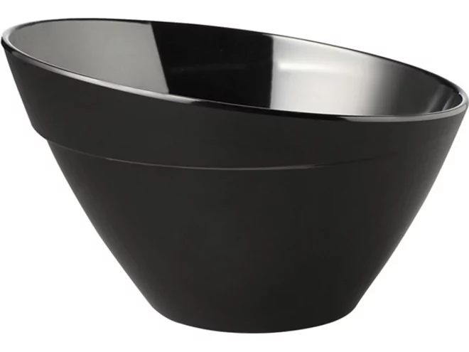 Melamin Balance Slant bowl Ø245-H150mm-2.50L black