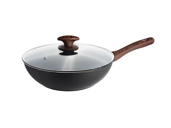 Pintinox Chalet wok met deksel D280xH95mm 3,6L