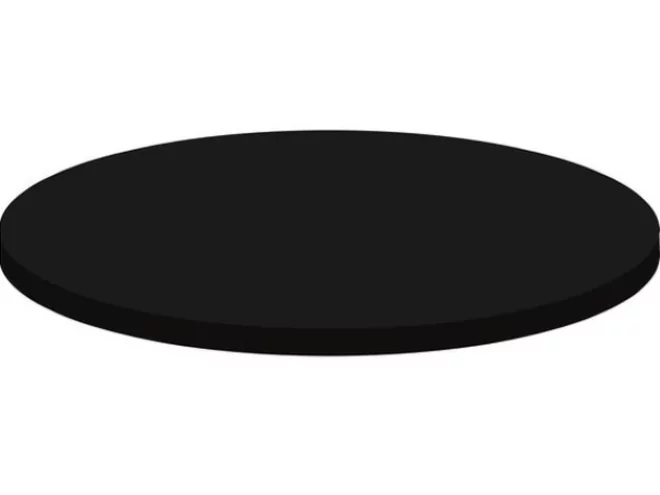 Stretch cover zwart voor statafel D80-85cm 210gr/m²