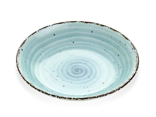 Gural Ent bleu assiette creuse D200mm