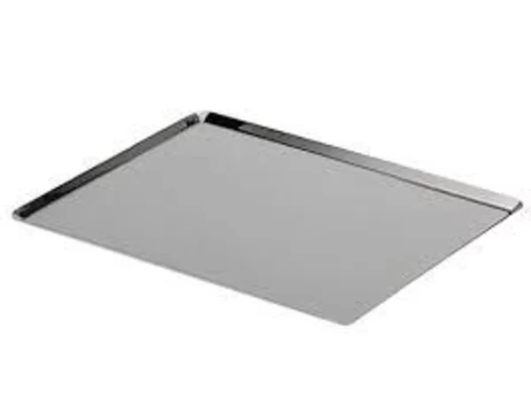 Oven sheet 18/0 600x400mm H10mm obliques edges