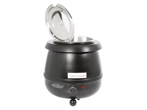 Marmite à soupe noir 400W/230V 9L