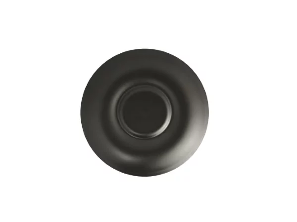 Aroma Matt soustasse noir pour tasse cappuccino D140mm