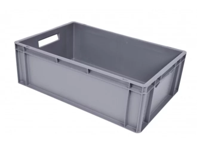 Bac empilable avec poignées ouvertes L600xB400xH200mm