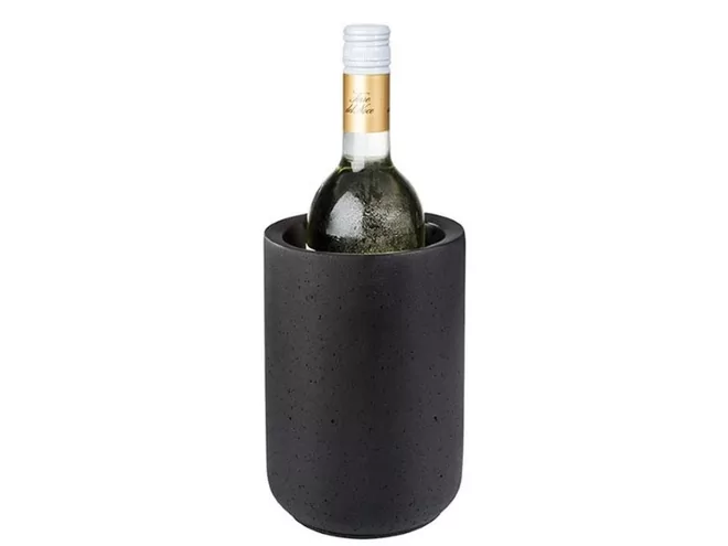 Wine cooler stone black D120xH190mm
