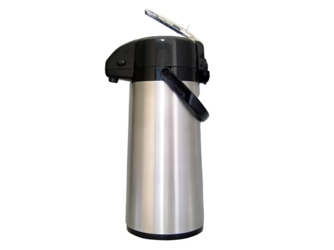 Thermos avec pompe à levier bouteille en verre D160xH384mm 2.2L