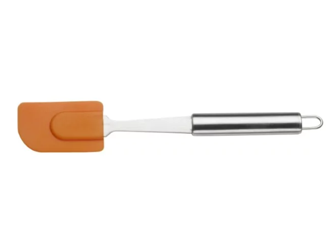 Ellisse Orange Scraper silicone s/s handle L280mm