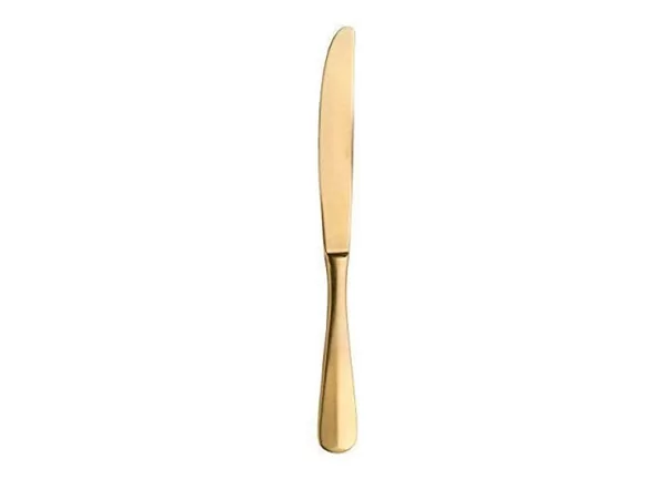 Baguette 18/10 vintage gold couteau de table 3mm