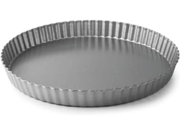 Taartvorm gegroefd carbon staal 140xH25mm 300ml