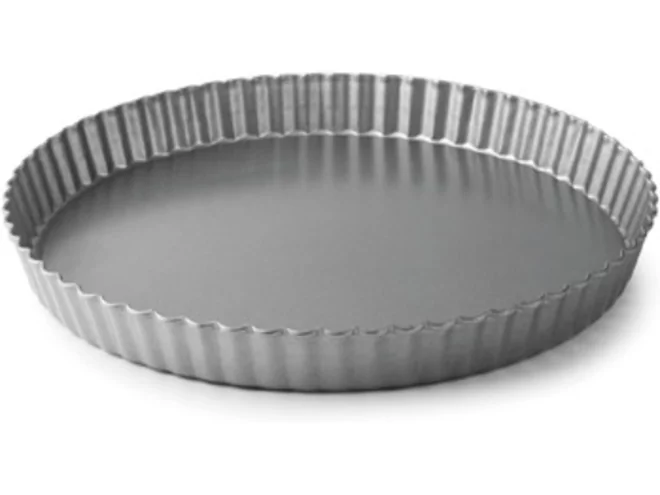 Taartvorm gegroefd carbon staal 140xH25mm 300ml