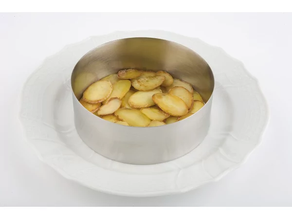 Cercle à mousse 18/10 rond D100xH45mm