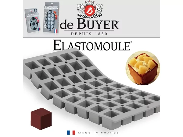Elastomoule moule silicone 300x176mm 40 mini cubes