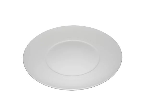 porcelaine flat plate  320mm, white