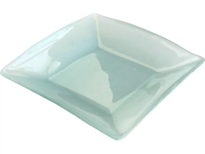 Square plate - 220mm satin finished