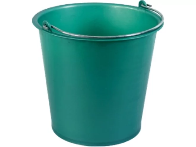 Emmer kunststof groen 12L