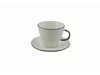 Black Pepper cup D92xH75mm 250ml and saucer 140mm