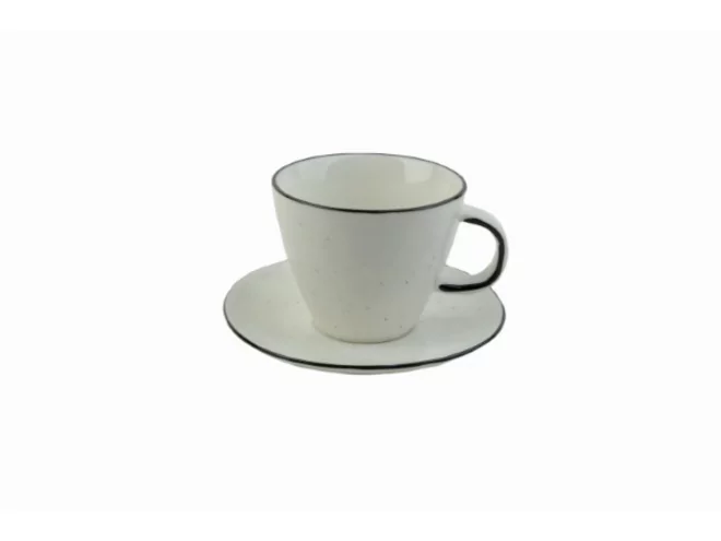 Black Pepper tasse D92-H75mm et soustasse D140mm 250ml