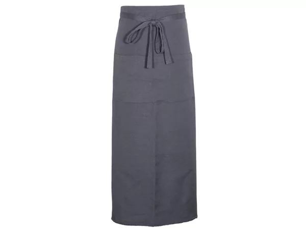 Papillon kelnerssloof katoen 100x95cm 3 zak lichtgrijs OP=OP