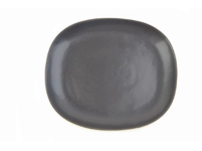 Edge Black flat plate rectanglar plate 280x235mm