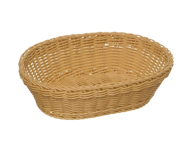 Panier à pain PP oval 320x230-H70mm naturel