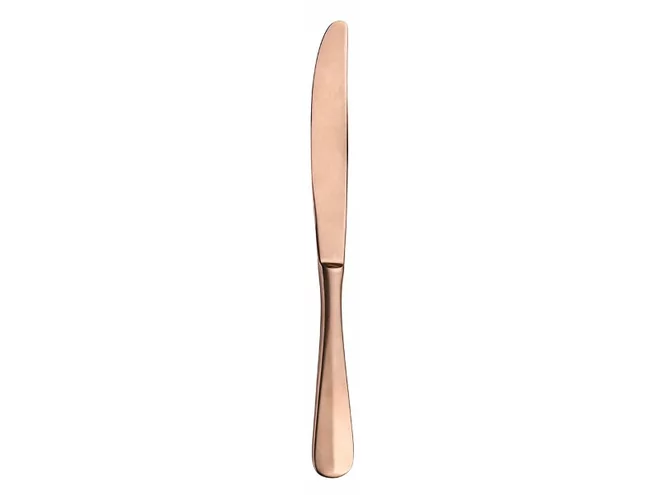 Baguette 18/10 vintage copper table knife 3mm