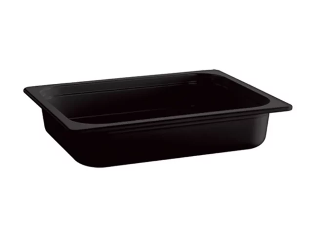 Melamine bac gastronorm 1/2 (325x265)mm - H65mm noir