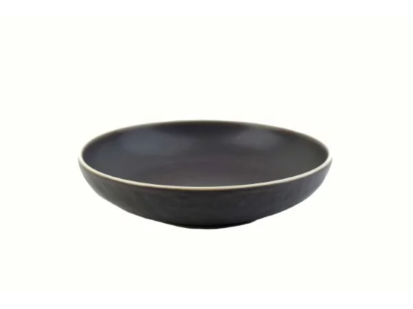 Edge Black assiette creuse/assiette à pâtes D270xH50mm