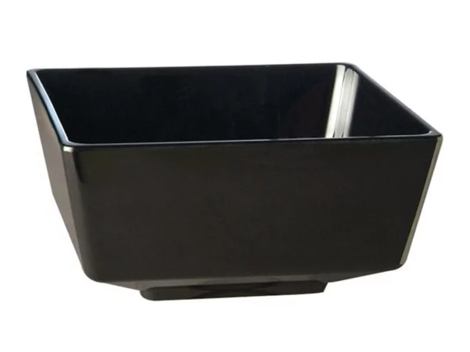 Mélamine Float bol carré noir 90x90xH45mm