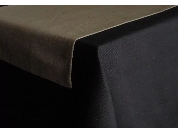 Papillon nappe cotton 150x50cm beige taupe