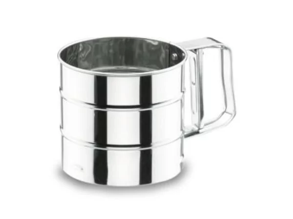Flour sifter s/s 100x100mm 350ml