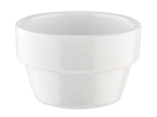 Flowerpot bowl melamine Ø60xH35mm 40ml wit op bestelling