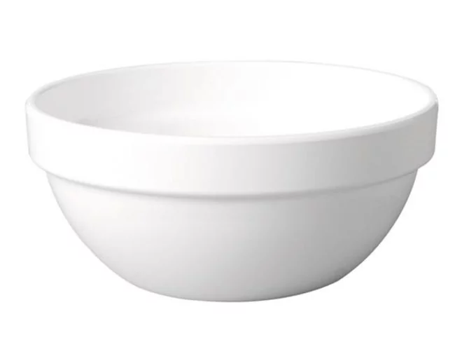 Melamine saladier blanc Ø140mm H65mm 500ml